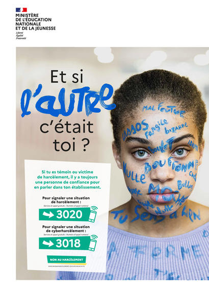 Jeudi 9 novembre, journée de lutte contre le harcèlement Jeudi 9 novembre, journée de lutte contre le harcèlement